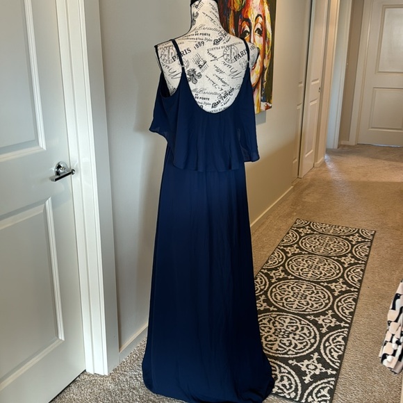 Show me Your Mumu Caitlyn Ruffle Maxi Dress SZ M cut 5310 - Picture 9 of 15